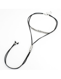 Collar Corbatero de Gamuza