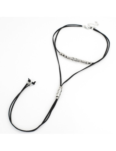 Collar Corbatero de Gamuza