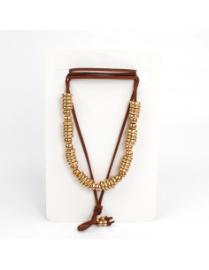 Collar de Gamuza Etnic Rings