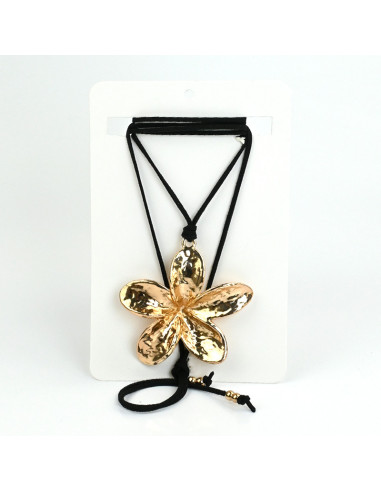 Collar de Gamuza - Flower XL