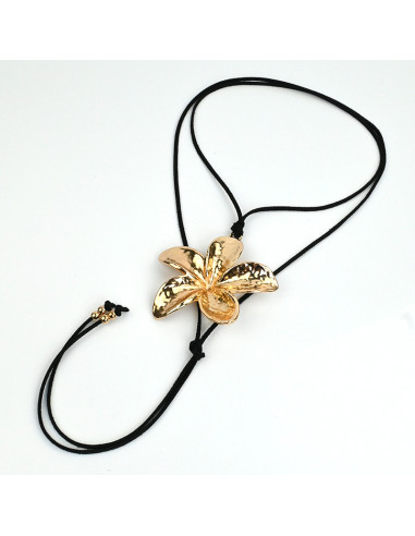 Collar de Gamuza - Flower XL
