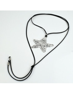 Collar de Gamuza - Silver Star