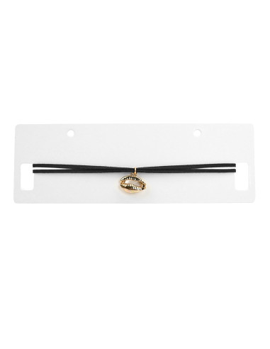 Choker de Gamuza Gold Buzio