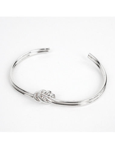Brazalete de Metal - Knot Silver