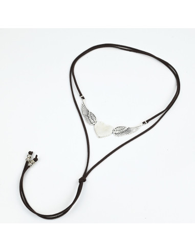 Collar de Gamuza Angelic Heart