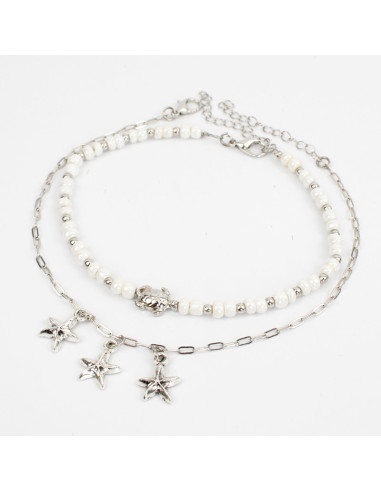 Set Tobilleras Marine Colors