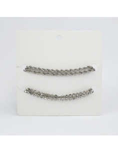 Set de Pulseras de Cadenas - Glam Set