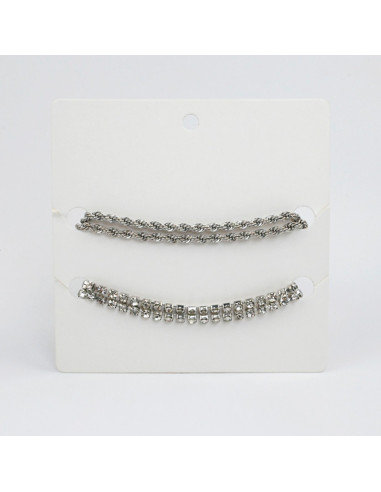 Set de Pulseras de Cadenas - Glam Set