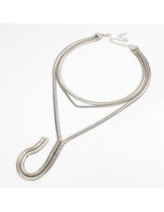 Collar Corbatero Glam Snake Chain