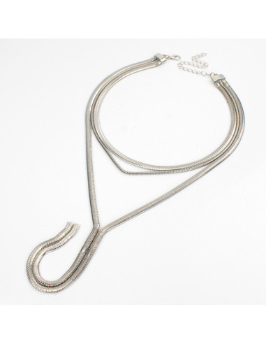 Collar Corbatero Glam Snake Chain