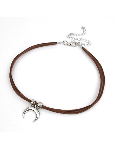 Choker de Gamuza Moon