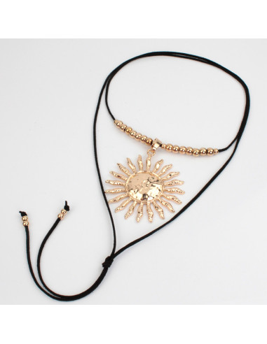 Collar de Gamuza Big Sun Gold