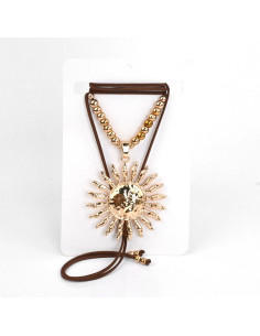 Collar de Gamuza Big Sun Gold