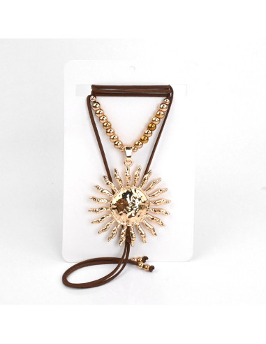Collar de Gamuza Big Sun Gold