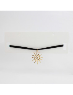 Choker de Gamuza Fantasy Sun