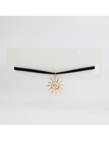 Choker de Gamuza Fantasy Sun