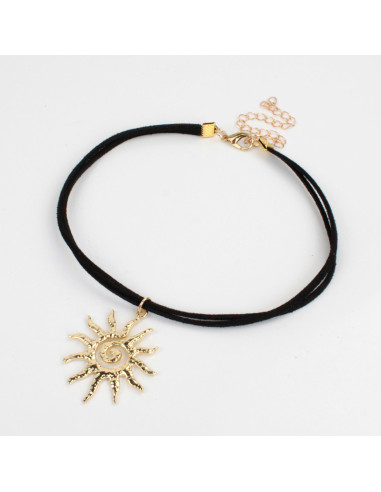 Choker de Gamuza Fantasy Sun