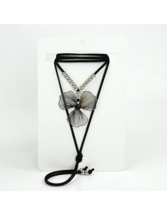 Collar de Gamuza Black Soleil