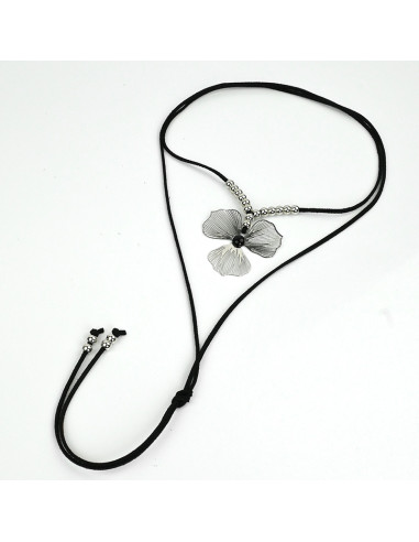 Collar de Gamuza Black Soleil