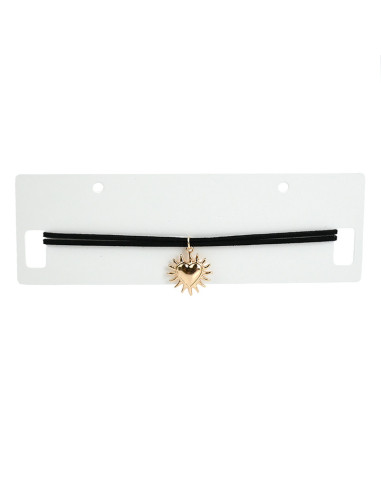 Choker de Gamuza Sun Heart