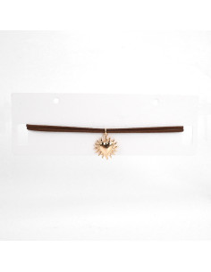 Choker de Gamuza Sun Heart