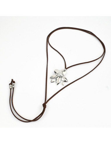 Collar de Gamuza Boho Sunflower