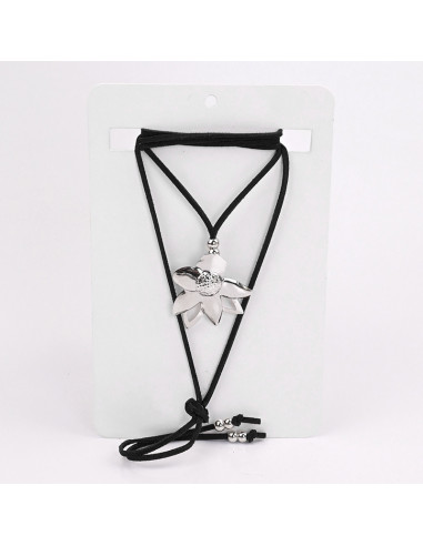 Collar de Gamuza Boho Sunflower