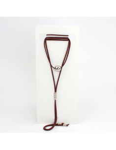 Collar Corbatero de Gamuza Silver Sphere