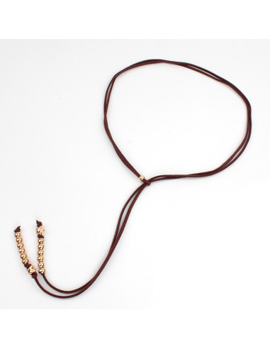 Collar Corbatero de Gamuza Classic Suede