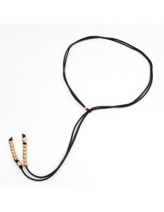 Collar Corbatero de Gamuza Classic Suede