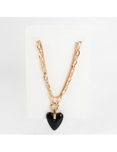 Collar de Cadenas Acrylic Love