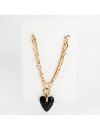 Collar de Cadenas Acrylic Love