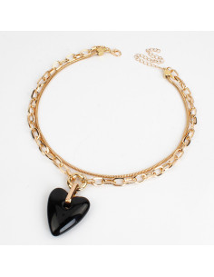 Collar de Cadenas Acrylic Love