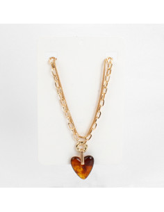 Collar de Cadenas Acrylic Love