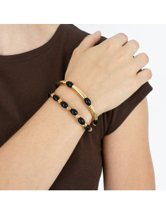 Set Pulseras Elásticas - Oval Beads