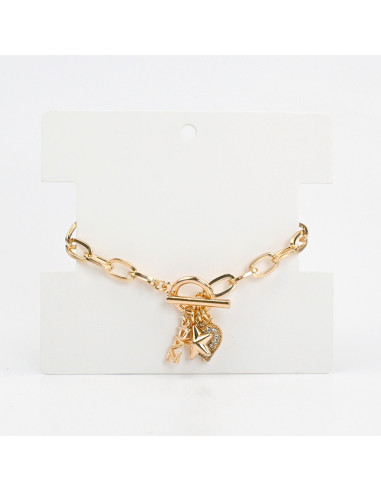 Pulsera de Cadena Peace Love