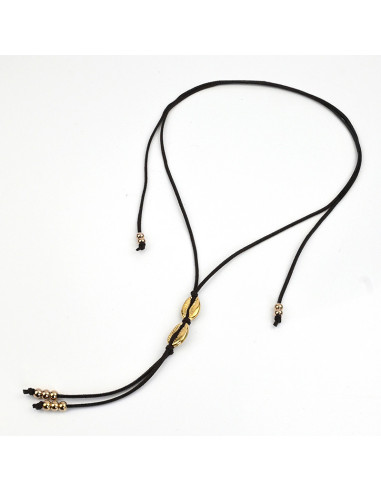 Collar de Gamuza Gold Shells
