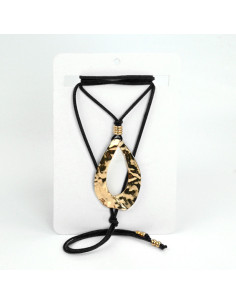 Collar de Gamuza Folding Oval