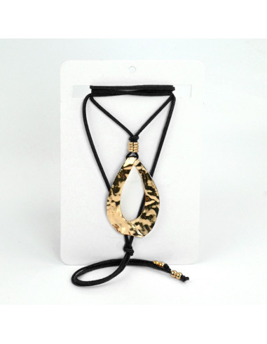 Collar de Gamuza Folding Oval