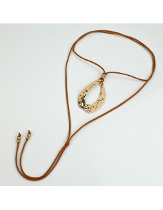 Collar de Gamuza Folding Oval