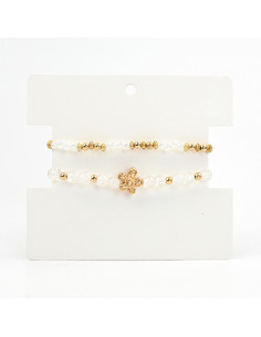 Set de Pulseras Flowers And Colors