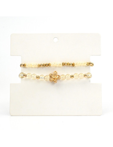 Set de Pulseras Flowers And Colors