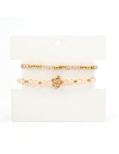 Set de Pulseras Flowers And Colors