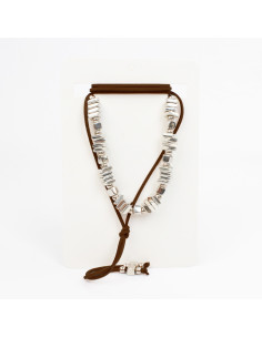 Collar de Gamuza New Geometric