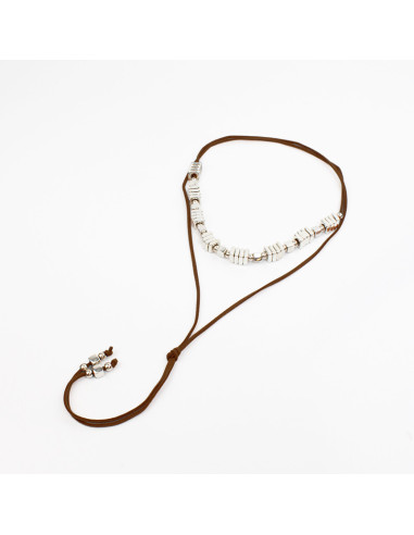 Collar de Gamuza New Geometric