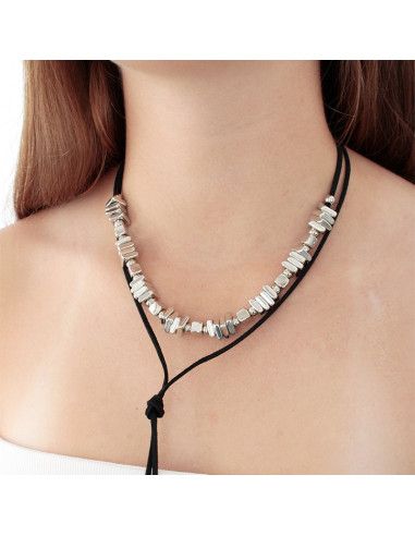 Collar de Gamuza New Geometric