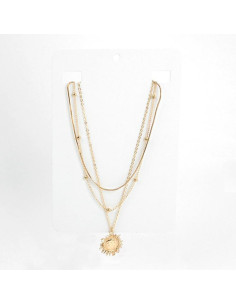 Collar de Cadenas Sunflower Gold