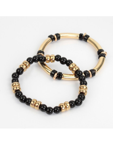 Pulsera Elástica Trendy Golden