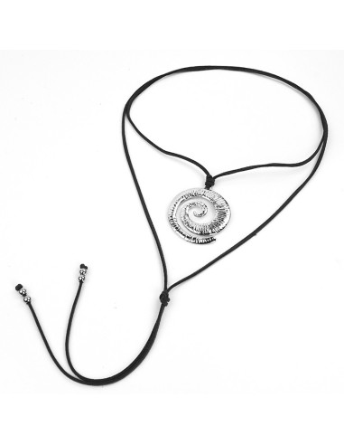 Collar Silver Spiral | Venta mayorista – Infinita