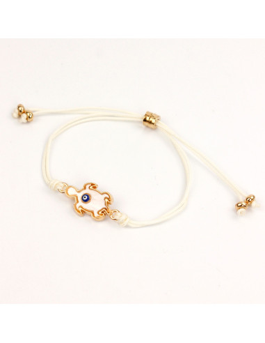 Pulsera de Hilo Nacar Turtle